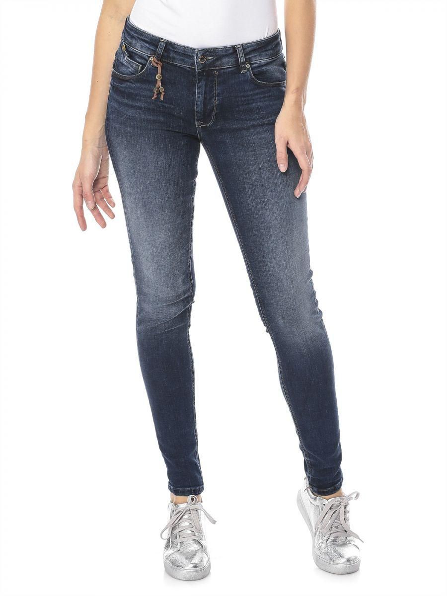 ONLY Dark Blue Denim Slim Fit Jeans Pant For Women