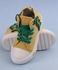 Cute Walk by Babyhug Lace up Casual Shoes With Dino Applique - Yellow