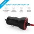 Anker Car Charger with Lightning Cable PowerDrive Lightning, Apple MFi-Certified iPhone Car Charger