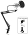 Professional Studio Condenser Microphone Suspension Boom Scissor Mic Arm Stand With Table Mounting Clamp