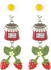 Taratata Grenadine Earrings (Strawberry Jam)