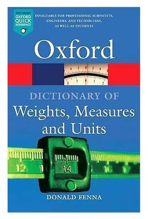 Weights, Measures, and Units Paperback English by Donald Fenna - 37555