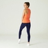 Decathlon Women's Slim-fit Fitness Leggings 100 - Blue