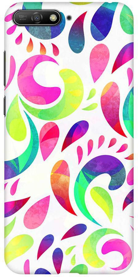 Matte Finish Slim Snap Basic Case Cover For Huawei Y6 (2018) Floral Blast