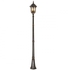 Feiss French Victorian Bronze Avenue Lantern Light with Amber Glass
