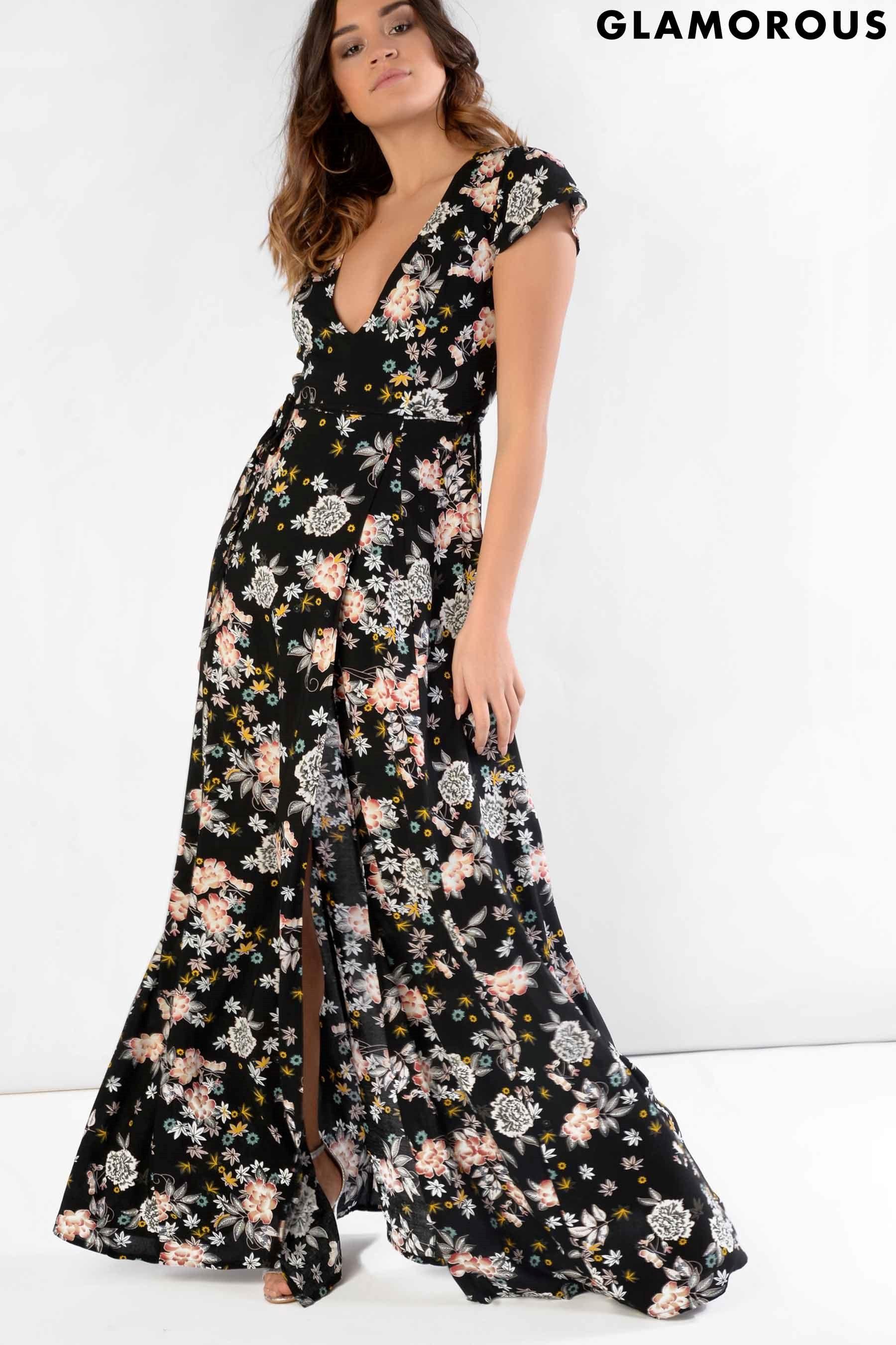 Glamorous Printed Maxi Dress