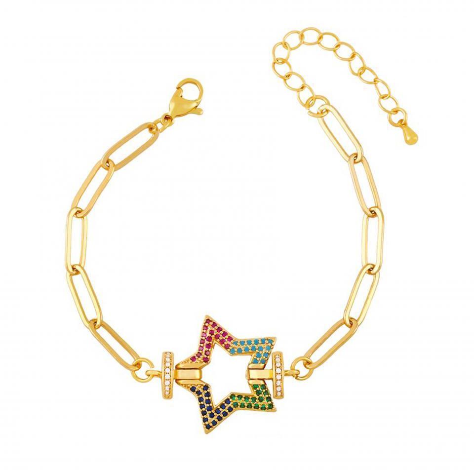 Aiwanto Star Bracelet for Women&#39;s Hand Chain