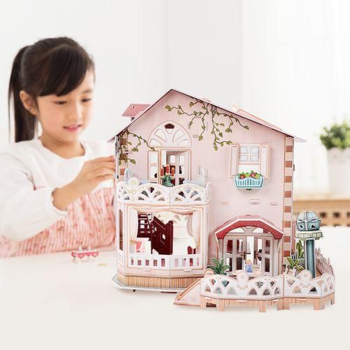 Cubic Fun Holiday Bungalow Dollhouse - 3D Puzzle