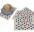 Arabesque - Rug Coaster Set, 9 cm, Multicolor - KM-EG10-8