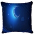 Decorative Printed Pillow Cover Blue