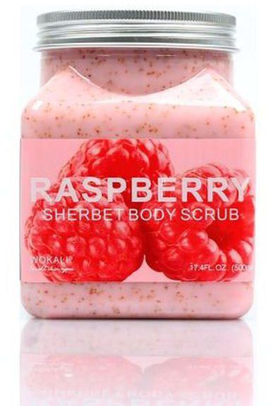 Fruit Of The Wokali Raspberry Sherbet Body Scrub, 300ml