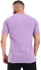 Izor Plain Basic Short Sleeves Round Neck T-Shirt - Iris Purple