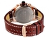 CURREN 8187 Mens PU Leather Band Quartz Wrist Watch - Brown