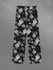 Gothic Rose Flowers Print Wide Leg Drawstring Sweatpants For Men - 8xl