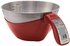 Camry Electronic Kitchen Scale Measuring Cup, Red EK6550