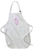 Keep Calm And Bake On Printed Apron With Pockets White 22 x 24inch