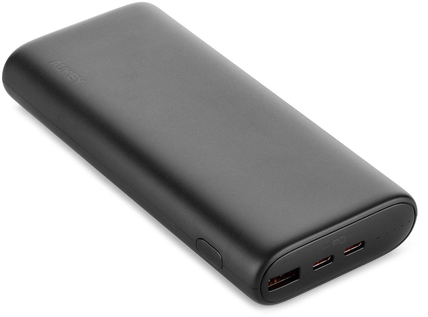 AUKEY Essential 20,000 mAh Power Bank With 65W Power Delivery, Black