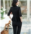 Generic Grace OL classic sleeves professional temperament suit dress suit suit-black-S