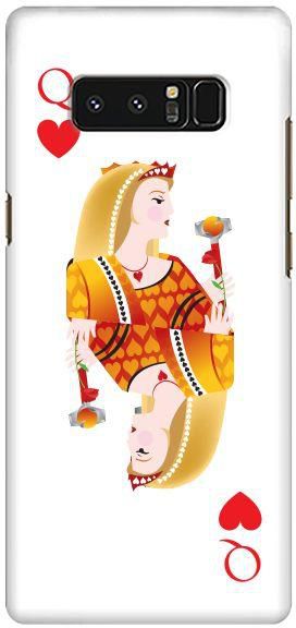 Stylizedd Samsung Note 8 Slim Snap Case Cover Matte Finish - Queen Of Hearts