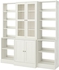 HAVSTA Storage combination w glass doors - white 203x47x212 cm