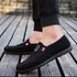 H sport Men Shoes Loafers-Black