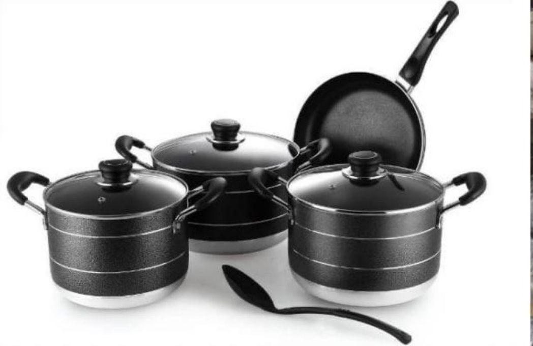Master Chef 3 Sets Non Stick Cooking Pot With Fry Pan (For Student & New Couple)