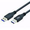 Trands TR-CA372 High Speed USB 3.0 A Male Cable to A Male Cable Black