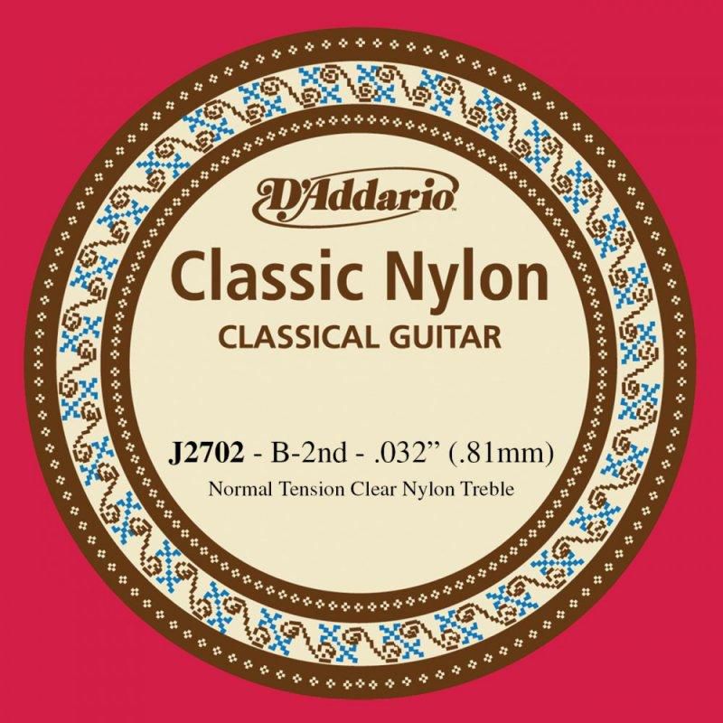 D'Addario 2ND Classical Guitar String , Normal Tension