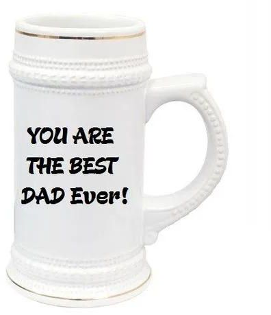 Generic Father's Day Dad Gift Mug-gold Rimmed