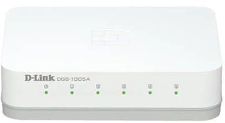 D-Link 5 Port Gigabit Desktop Switch - DGS-1005A