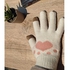 Heart Winter Gloves Warm Wool Gloves Luxury Hand Warmer-Touch Screen