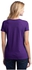 Fruit Of The Loom Purple 100% Heavy Cotton Lady's Round Neck T-Shirt