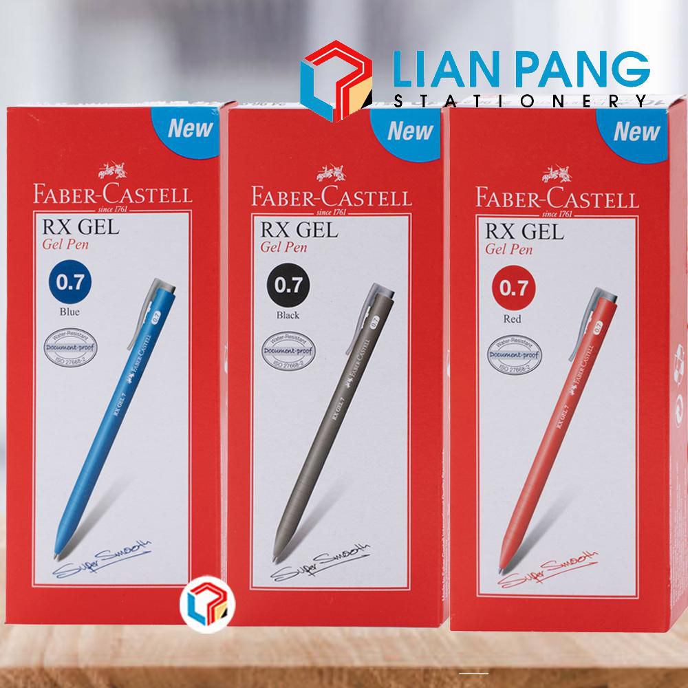 Faber-Castell RX Gel Pen 0.5mm/0.7mm (3 Colors)