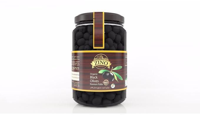 Zino Organic Black Olives Pickle - 1000g