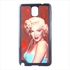 Textured Back Hard Case for Samsung Galaxy Note 3 - Marilyn Monroe Maroon (65242)