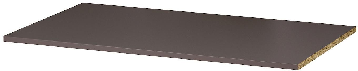 KOMPLEMENT Shelf - dark grey 100x58 cm