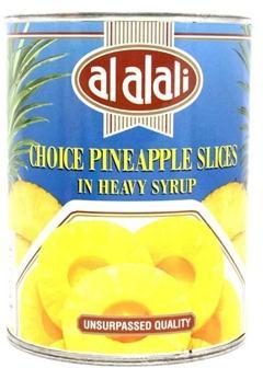 Al Alali Choice Pineapple Slices in Heavy Syrup - 567 g
