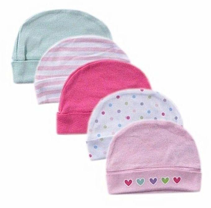 Luvable Friends Baby Caps Gift Set Of 5 Multicolour/Design