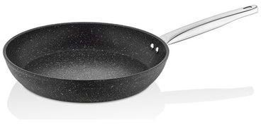 Non Stick Fry Pan With Handle Black 24cm