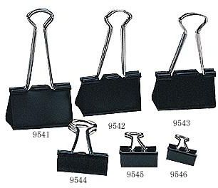 Deluxe Black Binder Clips, 32mm, 12clips/pack