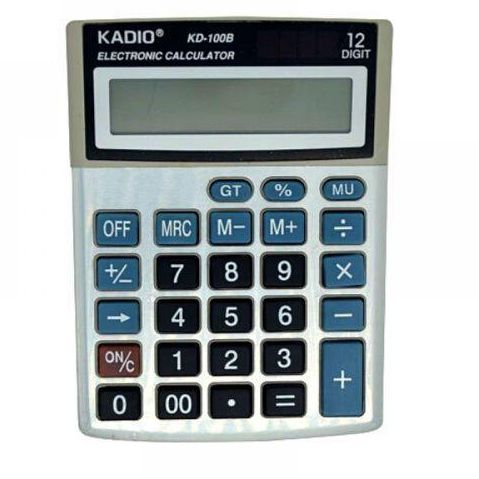 Kadio 12 Digits Electronic Calculator