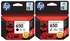 hp 2-Piece 650 Replacement Ink Cartridge Black Ink and Tri-Colour Ink