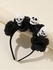 Gothic Halloween Skull Flower Hairband
