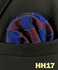 Men's Square Pocket Handkerchief - Burgundy \ Navy Blue