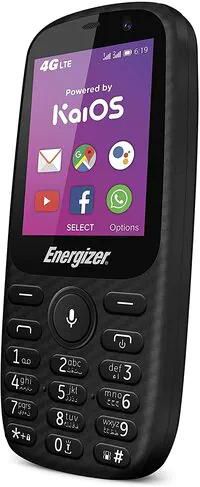 Energizer Energy E241S Feature Phone, 512 MB RAM, Dual Mini SIM, Black