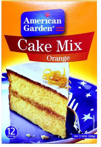 American Garden Cake Mix Orange 500g