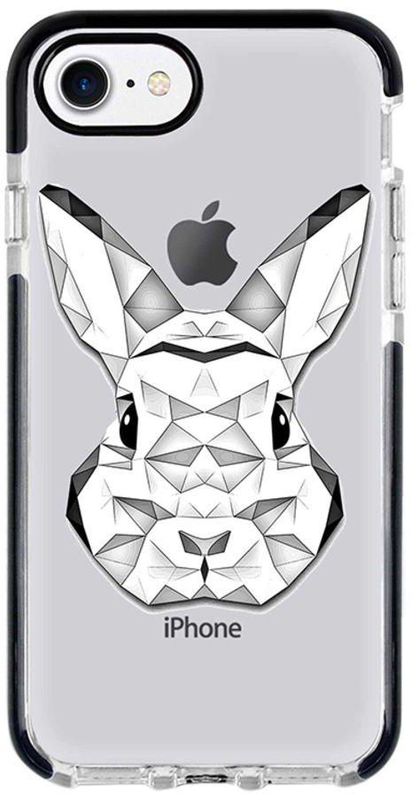 Protective Case Cover For Apple iPhone 7 Poly Bunny