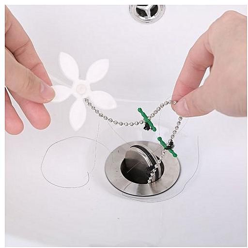 Universal Flower Shower Drain Drain Hair Catcher Stopper Clog Kitchen Sink Strainer Bathroom Cleaning Protector Filter Strap Pipe Hook