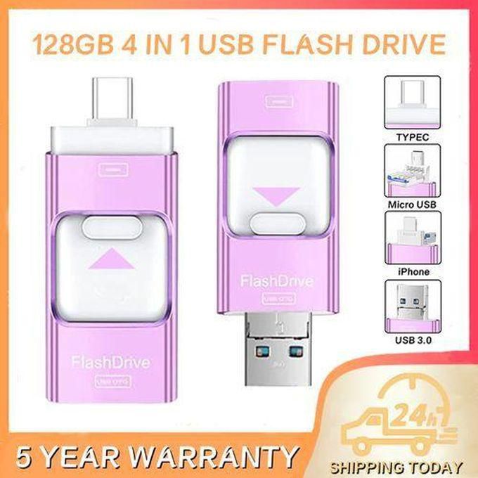 4 In 1 OTG 128GB USB Flash Drive U DISK For Iphone Typec