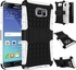 Ozone Tough Shockproof Hybrid Case Cover with Screen Protector for Samsung Galaxy Note 5 White